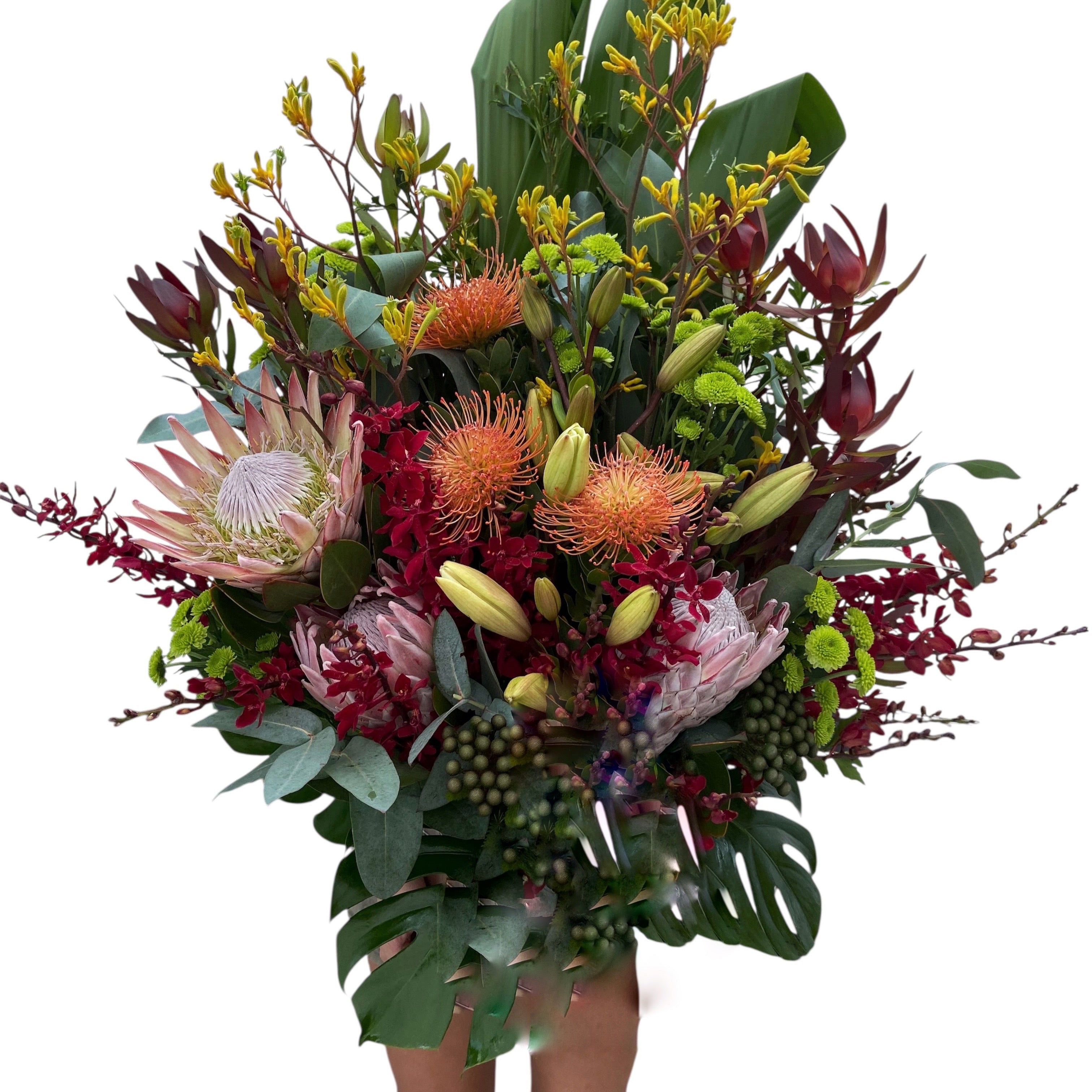 Erica is just one of our many designs that are amazing.

We love this design. It can be a bouquet or an arrangement. Just add in notes for the florist if you request it as an arrangement.

This Erica pictured is Grand Size.